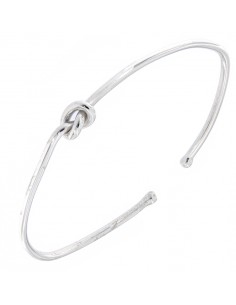Bracciale Argento Rodiato Nodo