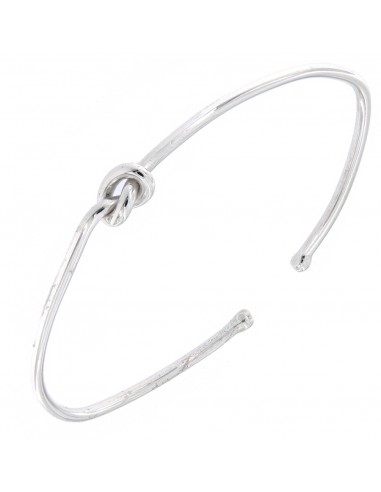 Bracciale Argento Rodiato Nodo