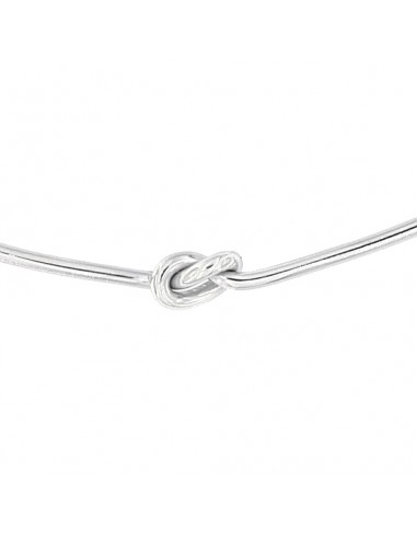 Collana Argento Rodiato Nodo