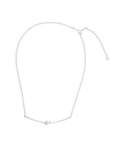 Collana Argento Rodiato Nodo