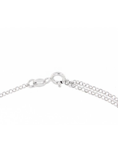 Collana Argento Rodiato Nodo