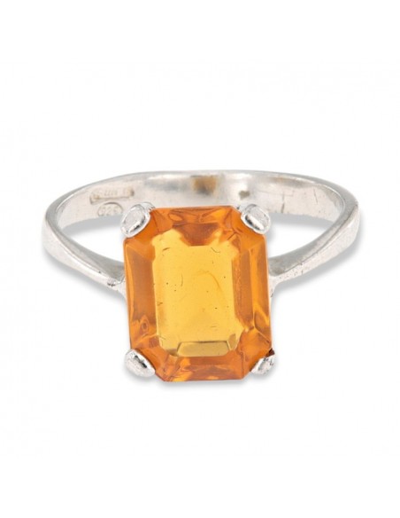 ANELLO ARGENTO RODIATO INIZIALE M E SMALTO PANNA [8a3aba1c]