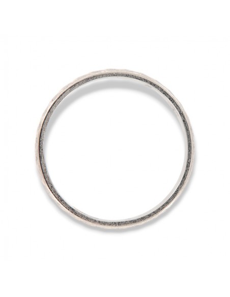 Anello Argento Rodiato Squamato [d1fcd46c]