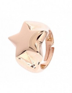 ANELLO ARGENTO RODIATO ROSA STELLA CHEVALIER [c17c6c31]