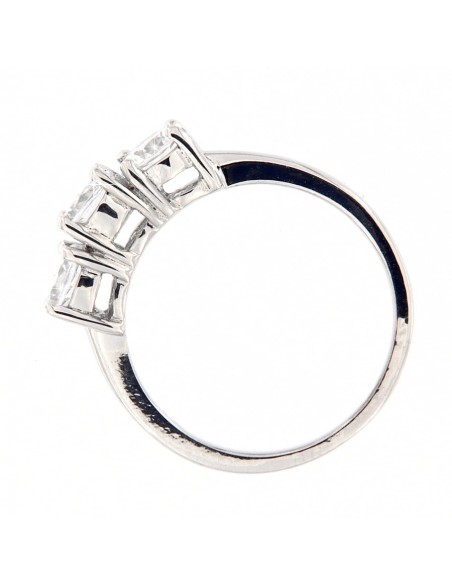 ANELLO ARGENTO 925‰ TRILOGY ZIRCONI 5 MM [95918e9e]