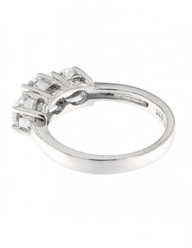 ANELLO ARGENTO 925‰ TRILOGY ZIRCONI 5 MM [90c1c980]
