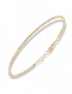 Bracciale Oro Giallo Sfere Alternate Oro Bianco 2M [36c80c4e]