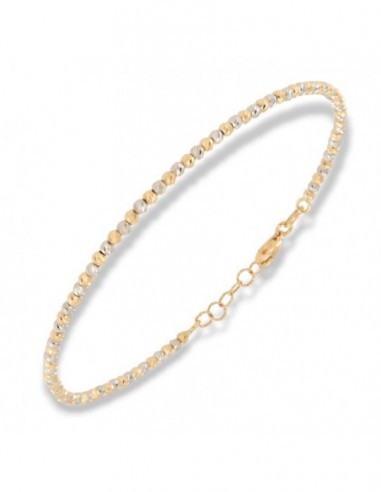 Bracciale Oro Giallo Sfere Alternate Oro Bianco 2M [36c80c4e]