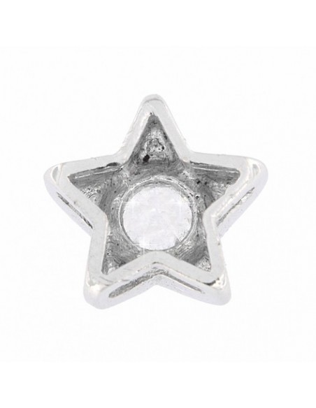Ciondolo Oro Bianco Stella Con Zircone Centrale [c524be87]