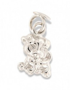 Ciondolo Oro Bianco Cagnolino [32a142c0]