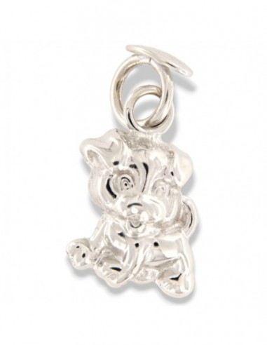 Ciondolo Oro Bianco Cagnolino [32a142c0]