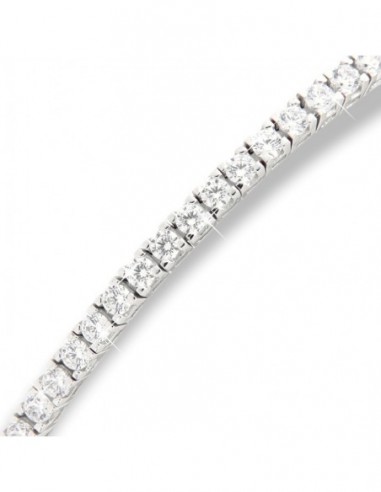 Bracciale Oro Bianco Tennis Zirconi Bianchi 2,5MM [fa01c9ed]