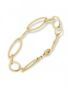 Bracciale Oro Giallo Maglia Ovale 20CM [9ab96f15]