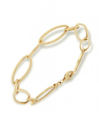 Bracciale Oro Giallo Maglia Ovale 20CM [9ab96f15]