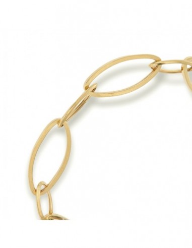 Bracciale Oro Giallo Maglia Ovale 20CM [f01ab560]
