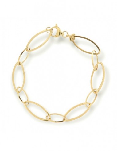 Bracciale Oro Giallo Maglia Ovale 20CM [f54af27e]