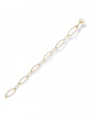 Bracciale Oro Giallo Maglia Ovale 20CM [4257337a]