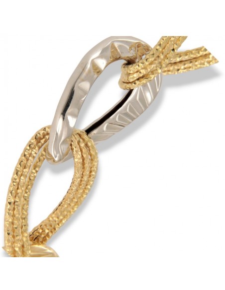 Bracciale Oro Giallo Grumetta Maglie Alternate [44c7ec10]