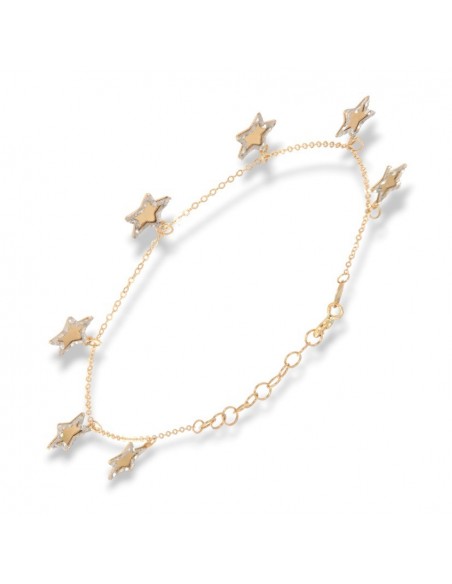 Bracciale Oro Giallo Stelle Bordo Diamantato [8162d08b]