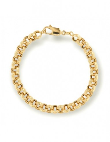 Bracciale Oro Giallo Maglia Rollo Liscia Grande [e7a1217a]