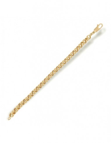 Bracciale Oro Giallo Maglia Rollo Liscia Grande [50bce07e]