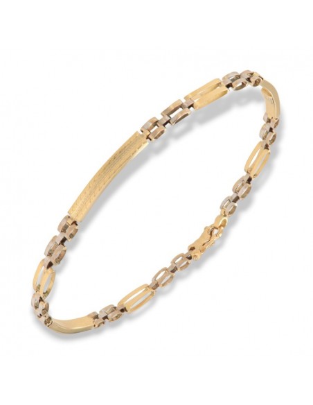 Bracciale Oro Giallo Piastre Unite [58f38e47]