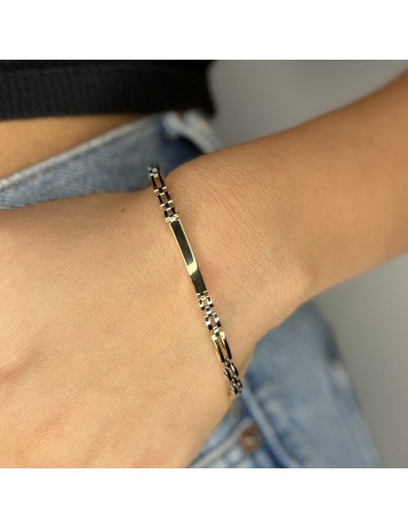 Bracciale Oro Giallo Piastre Unite [d9553b1e]