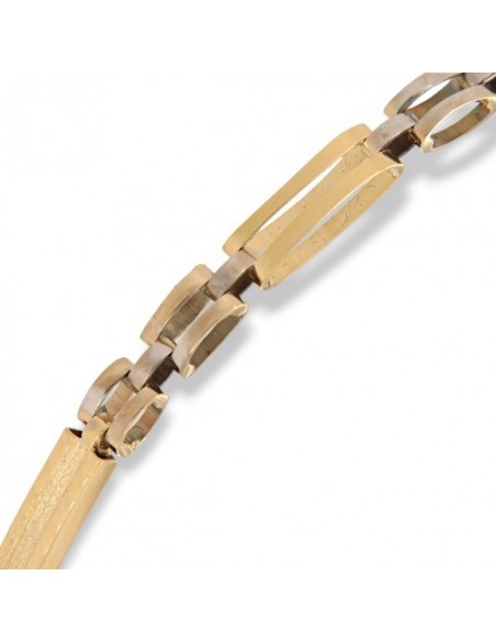 Bracciale Oro Giallo Piastre Unite [6e48fa1a]