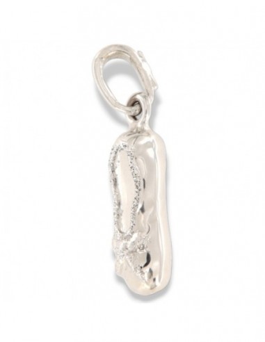 Ciondolo Oro Bianco Scarpa Ballerina [53dd142a]