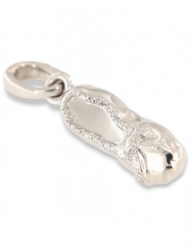 Ciondolo Oro Bianco Scarpa Ballerina [6b5cf642]