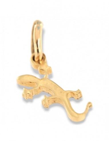 Ciondolo Oro Giallo Geco Liscio Portafortuna [4c702d8d]