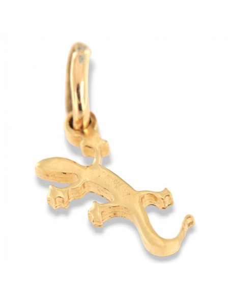 Ciondolo Oro Giallo Geco Liscio Portafortuna [4c702d8d]