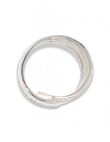 Anello Argento Rodiato Serpente Diamantato [1221e4fd]