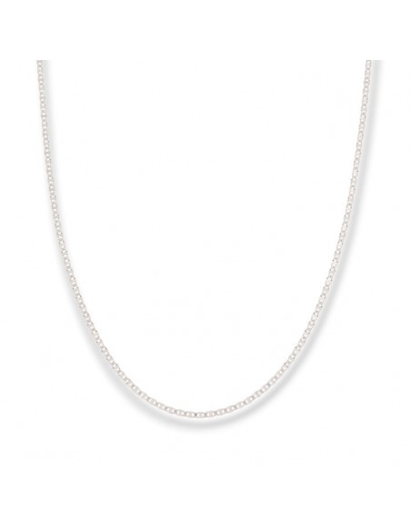 Collana Oro Bianca Maglia Marina Sottile [16a70f38]