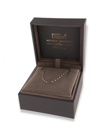 Collana Oro Bianca Maglia Marina Sottile [0d228ff8]