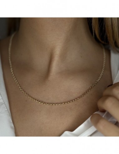 Collana Oro Giallo Quadrispiga Doppia [a46fb9b0]