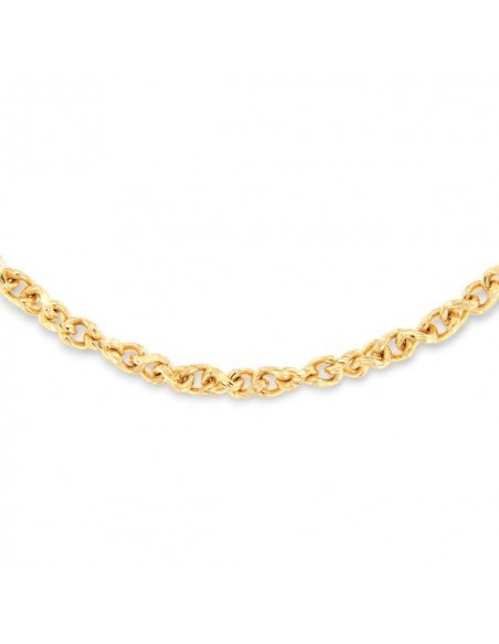 Collana Oro Giallo Quadrispiga Doppia [137278b4]
