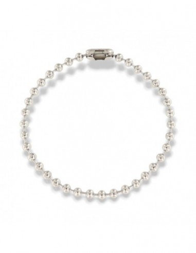 Bracciale Acciaio Sfere 4MM [4760039d]