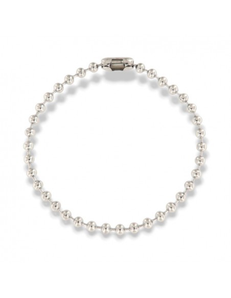 Bracciale Acciaio Sfere 4MM [4760039d]
