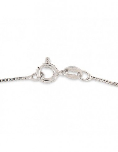 CIONDOLO ARGENTO RODIATO CORINDONE BLU ZIRCONI [d5b30f01]