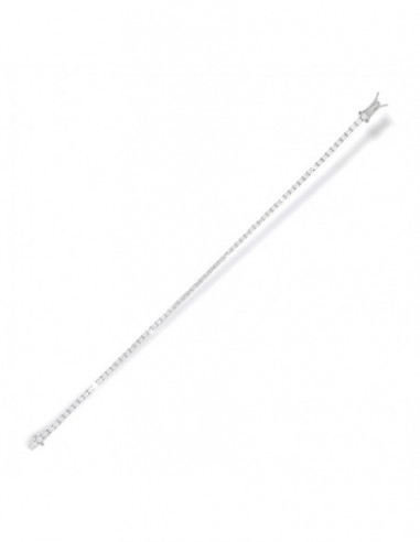 Bracciale Argento Tennis Zirconi Bianchi 2,5MM 18C [f6456056]