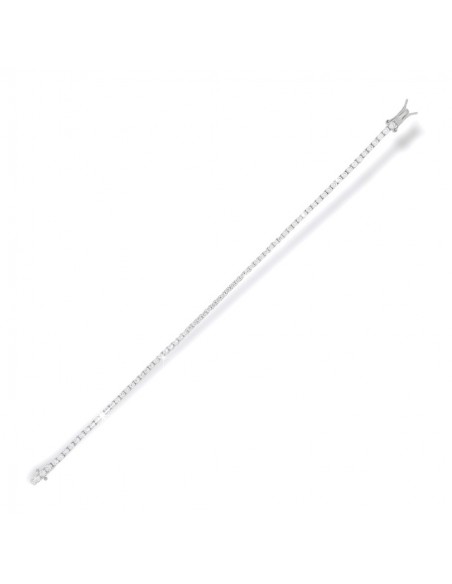 Bracciale Argento Tennis Zirconi Bianchi 2,5MM 18C [f6456056]