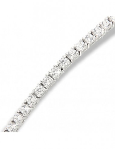 Bracciale Argento Tennis Zirconi Bianchi 2MM 20CM [6dc0c4ea]