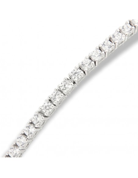 Bracciale Argento Tennis Zirconi Bianchi 2MM 20CM [6dc0c4ea]