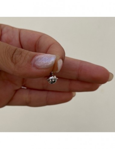 Ciondolo Argento Rodiato Sfera Piccola Chiama Ange [661afc9e]