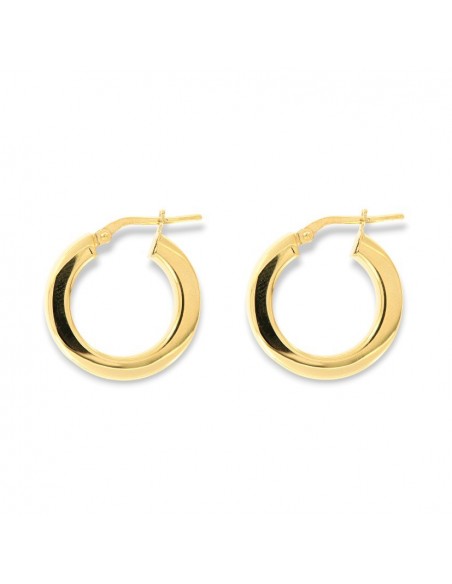 Orecchini Argento Dorato Cerchi 21MM [b22977f6]