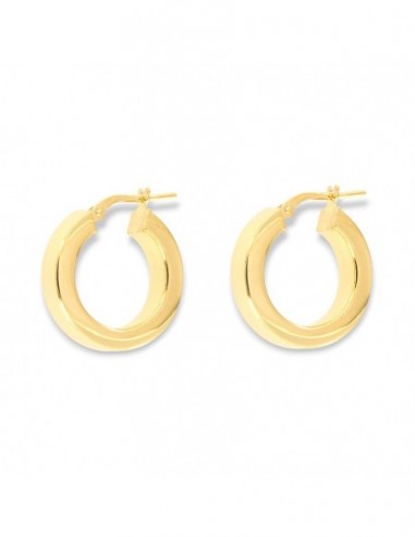 Orecchini Argento Dorato Cerchi 21MM [0534b6f2]