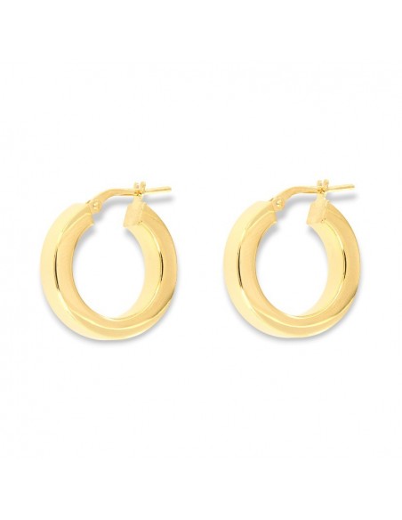Orecchini Argento Dorato Cerchi 21MM [0534b6f2]