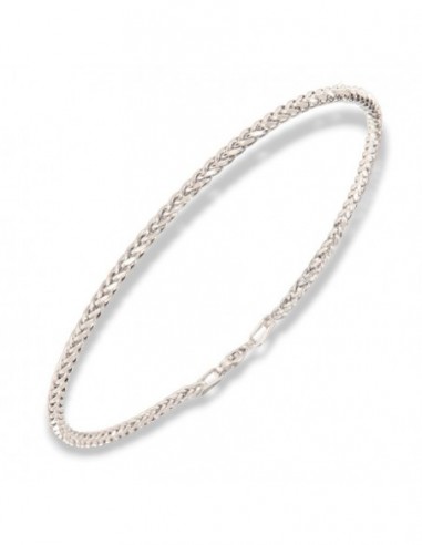 Bracciale Oro Bianco Maglia Quadrispiga 2,05GR [6acc6938]