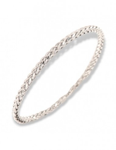 Bracciale Oro Bianco Maglia Quadrispiga 5,52GR [ddd1a83c]